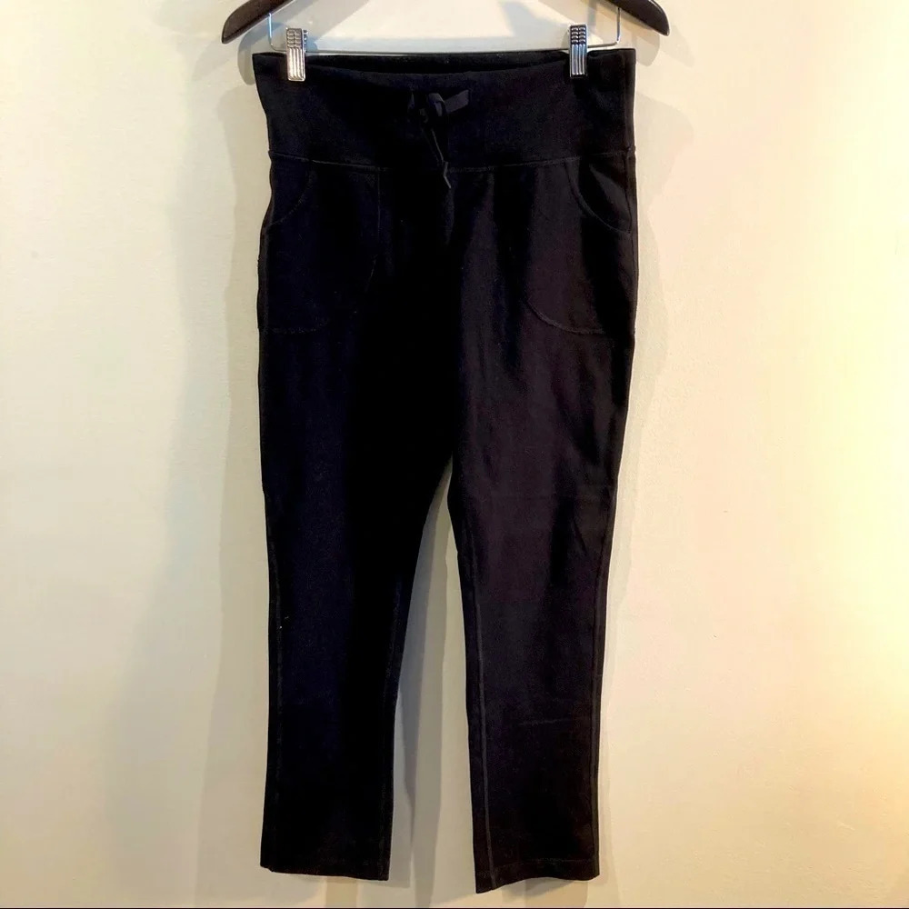 LULULEMON Sz 8 Tapered Leg Comfort Pants with Pockets & Drawstring